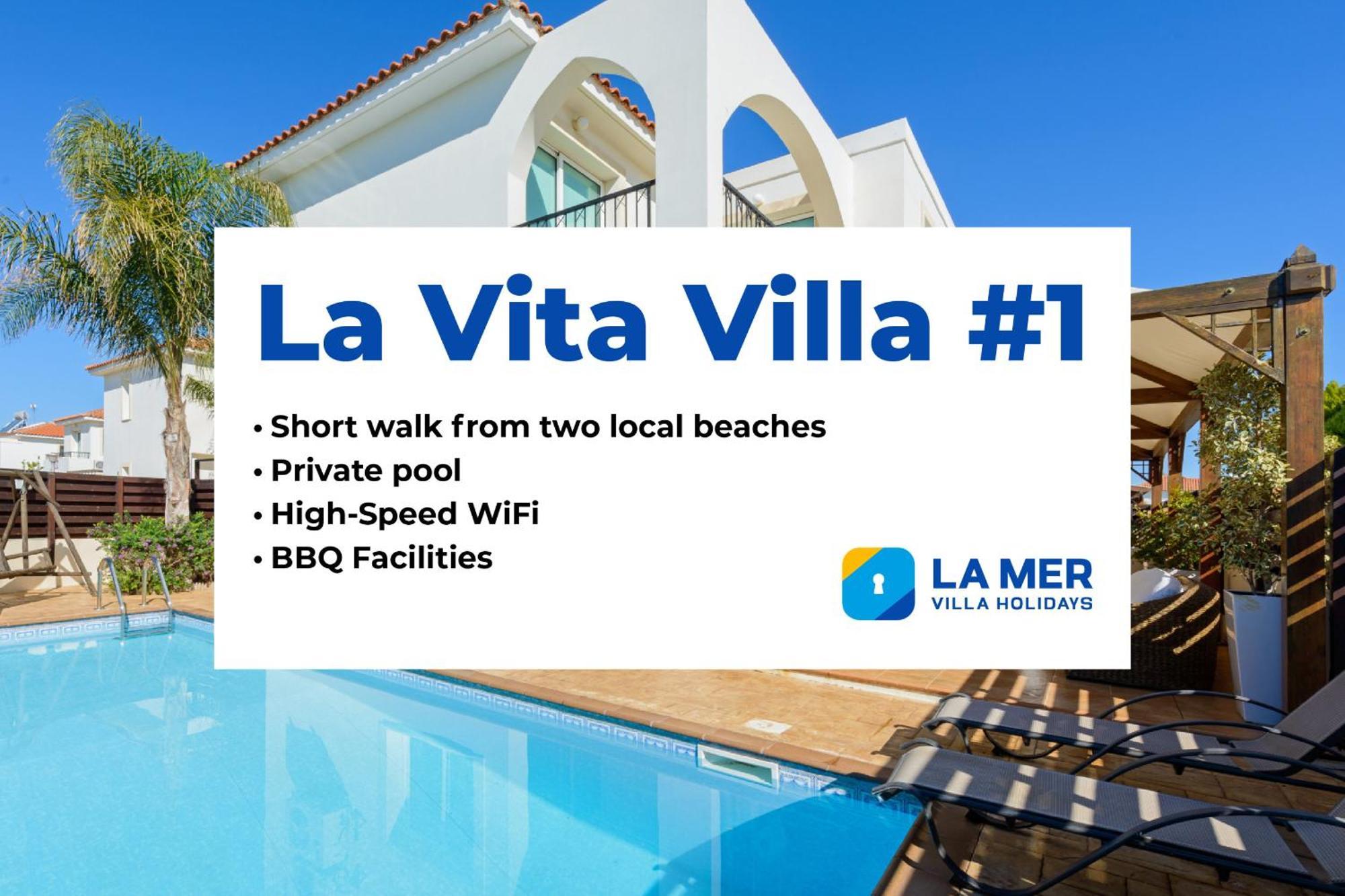 La Vita Villa #1 โปรทาราส ภายนอก รูปภาพ